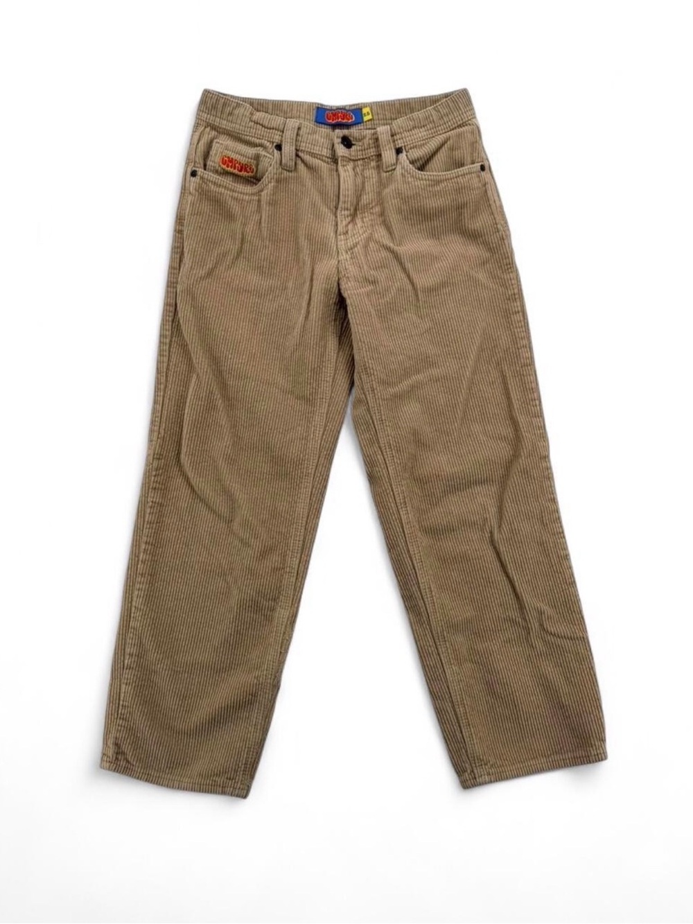 Kids Youth Boy’s Empyre Loose Fit Khaki Corduroy Skate Pants Size 25